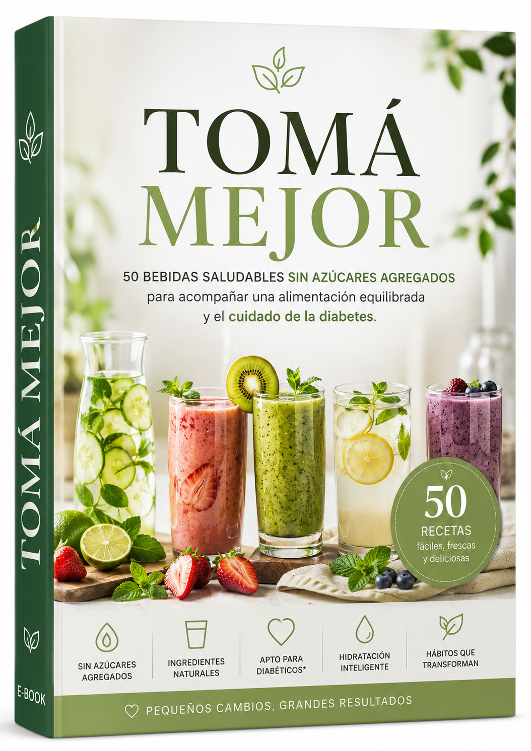 50 Bebidas saludables para diabéticos 🥬🍹